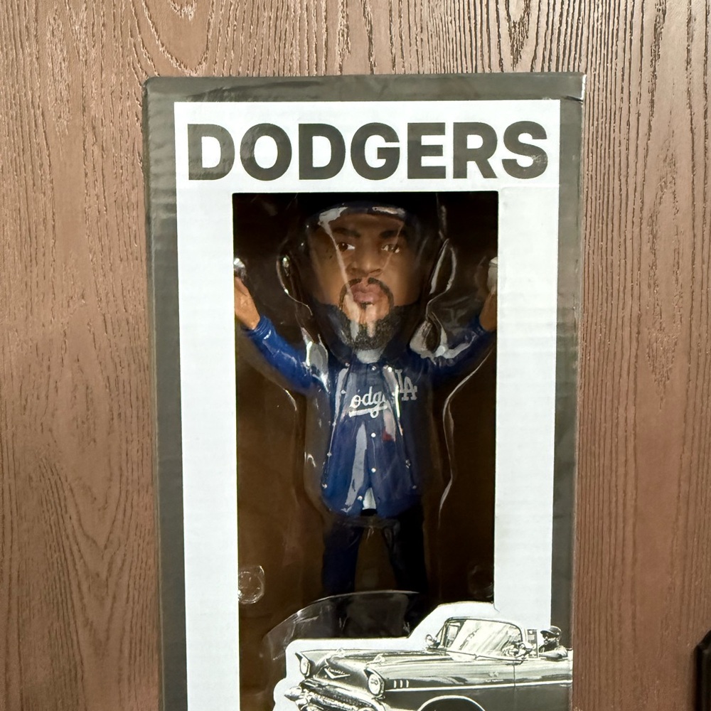 Ice Cube Dodgers Bobblehead Figurine